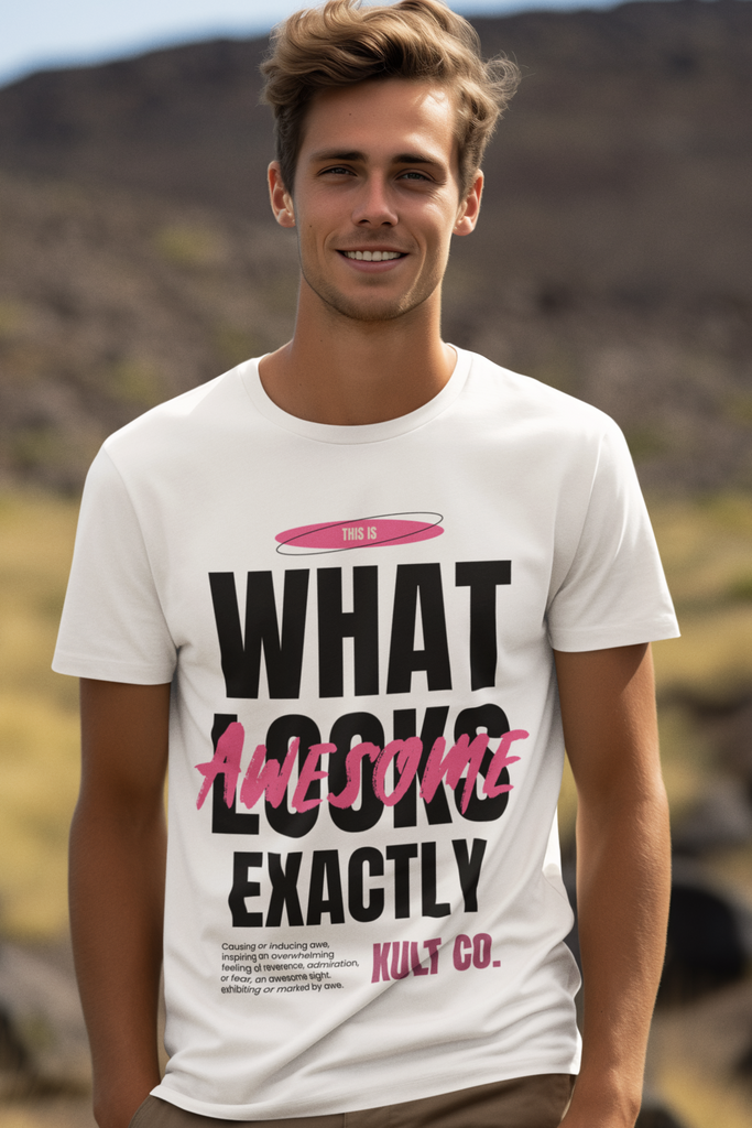 Crew Neck White Color T-Shirt For Men