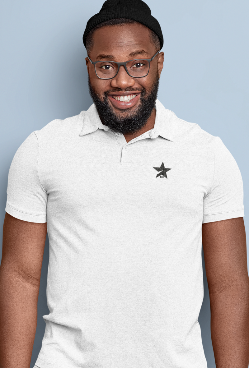 White Color Polo T-Shirt For Men