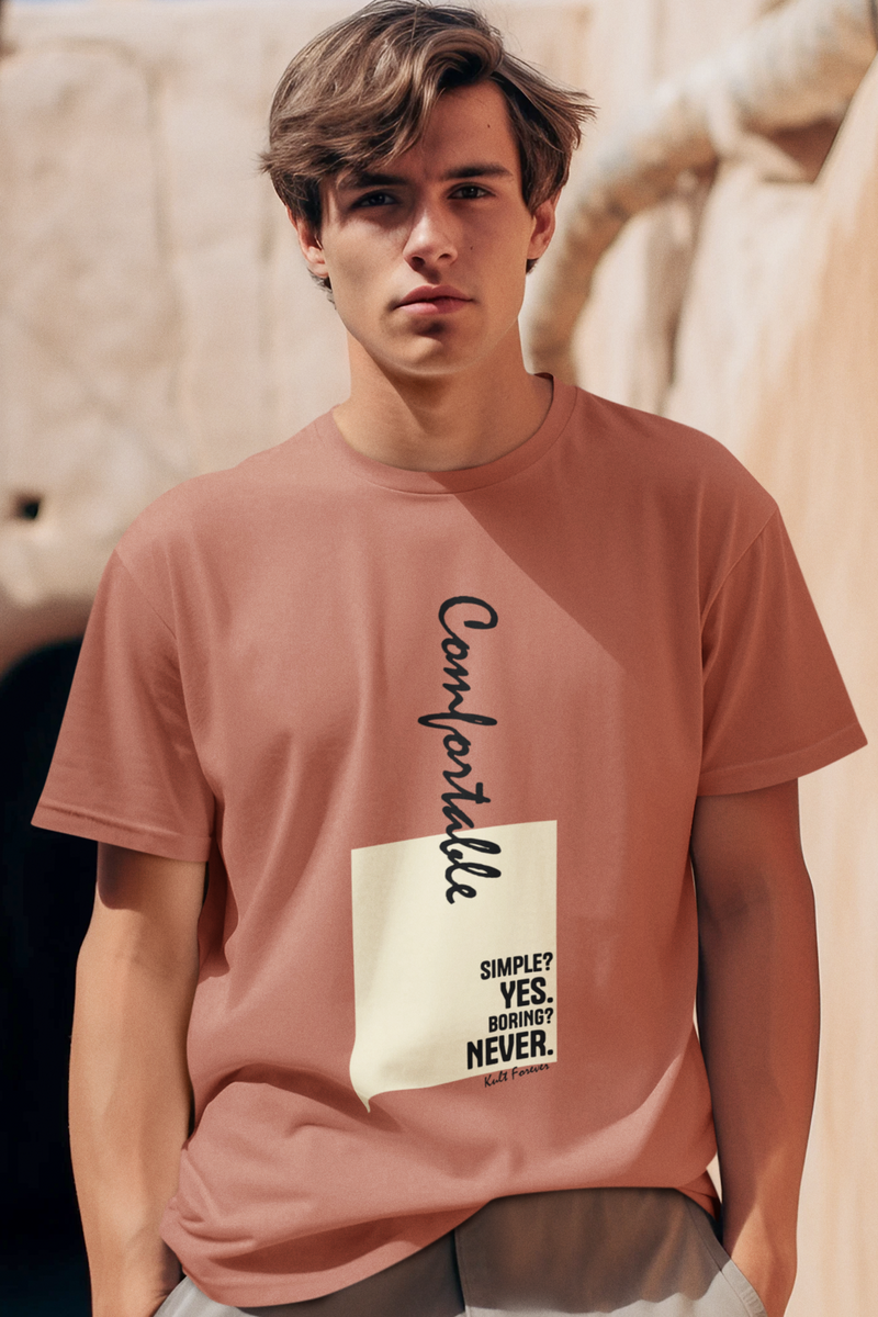 Copper Color Classic Crew Neck Kult T-Shirt