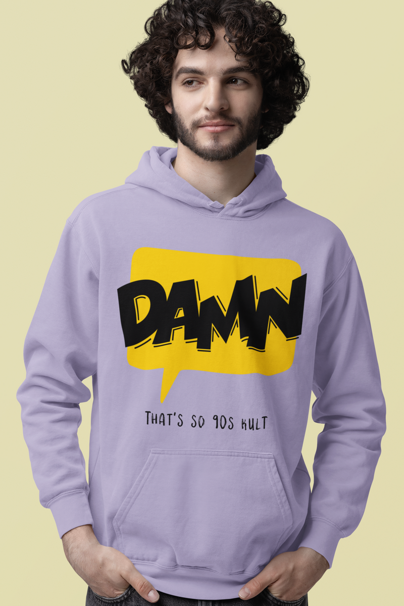 Lavender Color Hoodie For Men