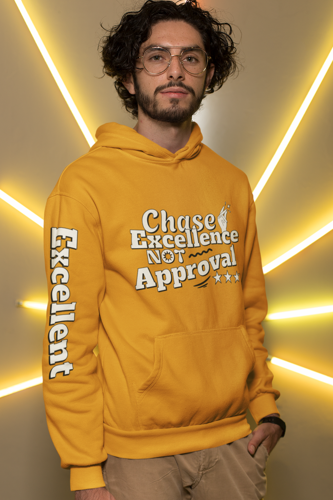 Chase Excellence Mustard Yellow Color Hoodie