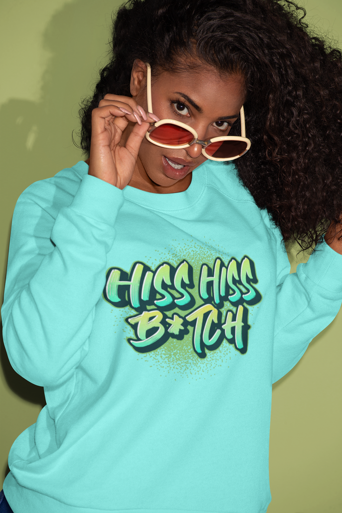 Hiss Hiss Mint Color Sweatshirt