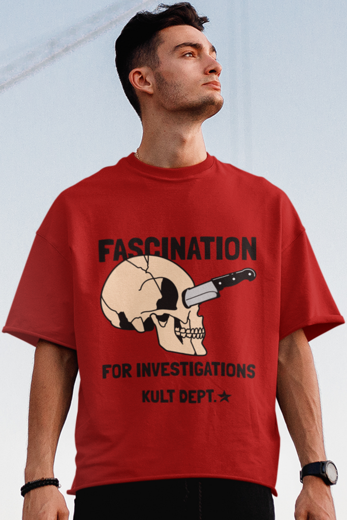 Red Hot Oversized T-Shirt For Men