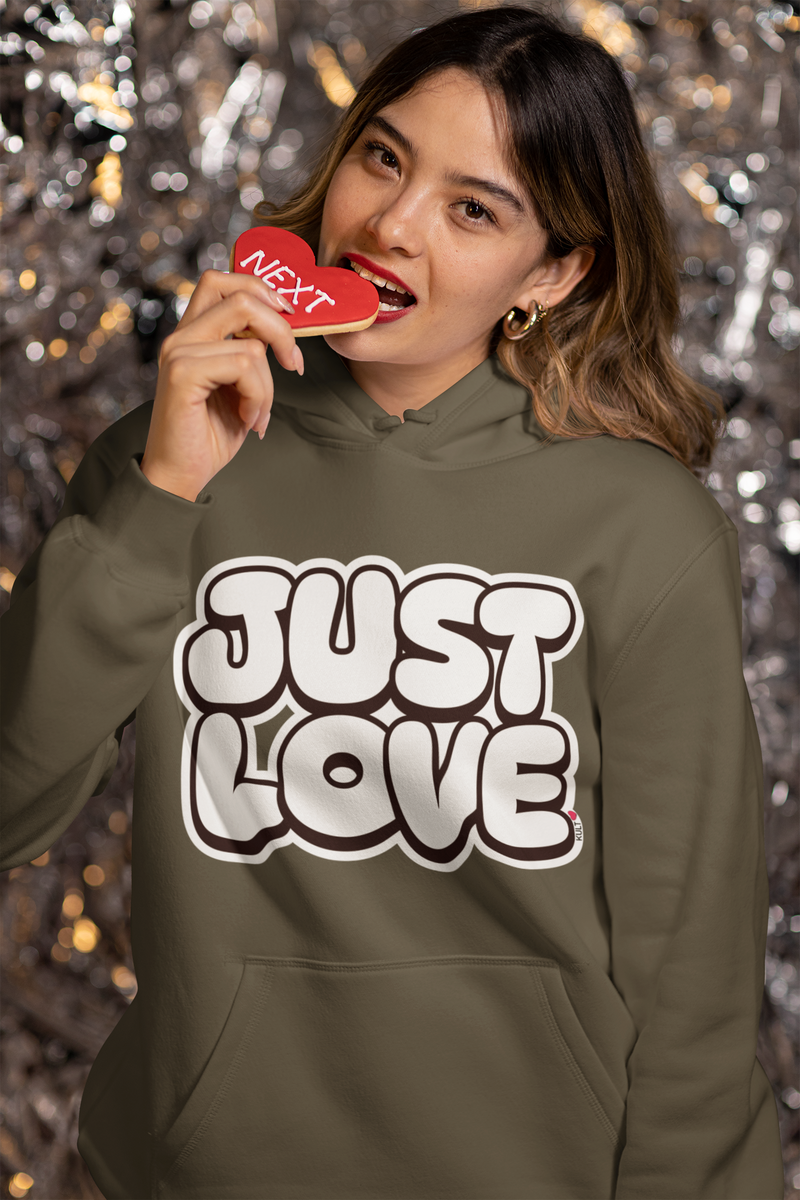 Just Love Olive Green Hoodie