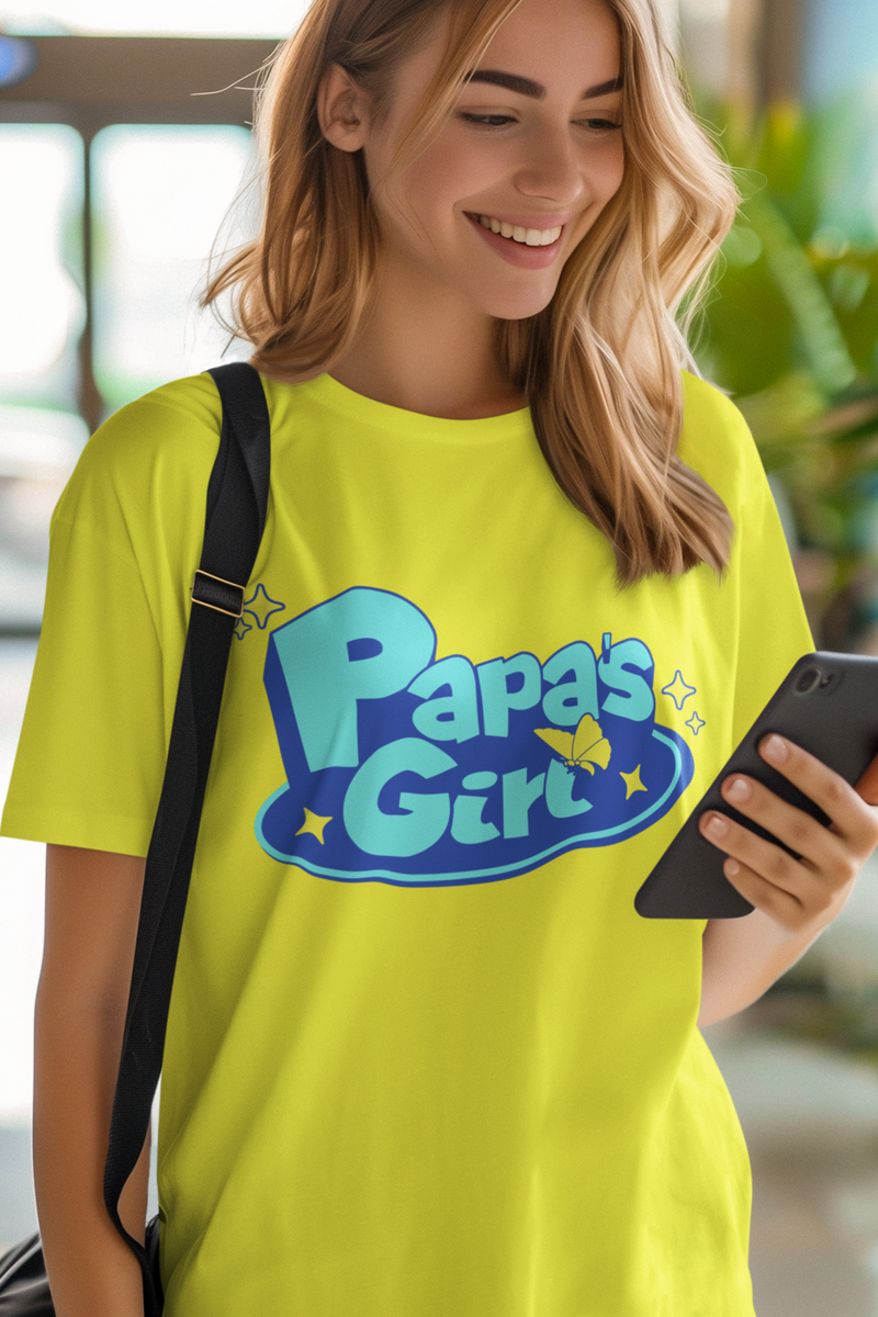Papa's Girl Yellow Color Classic T-Shirt