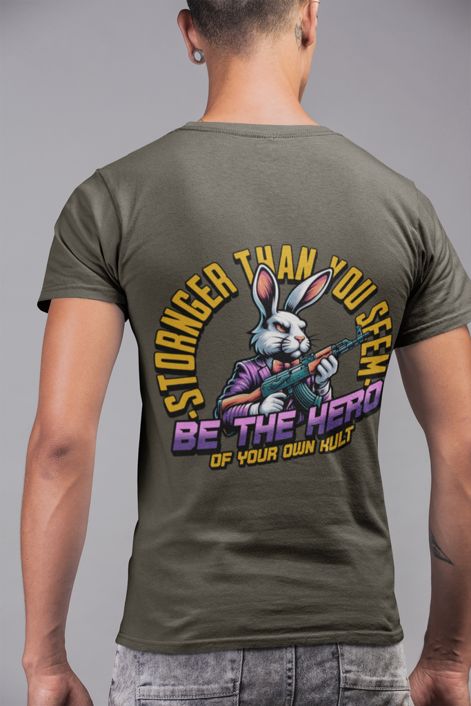 Capt. Rabbit Olive Green T-Shirt