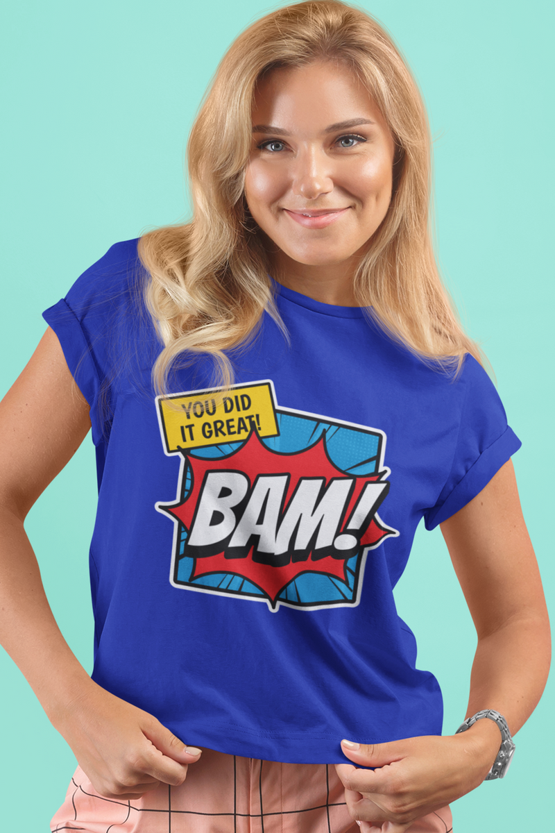 Oversized Royal Blue T-Shirt For Women