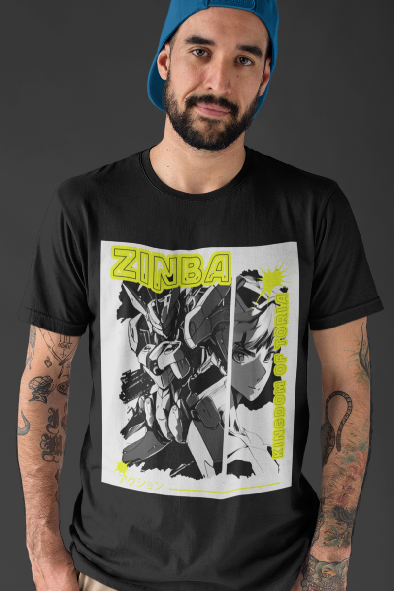Zinba - Anime Black Color Classic T-Shirt